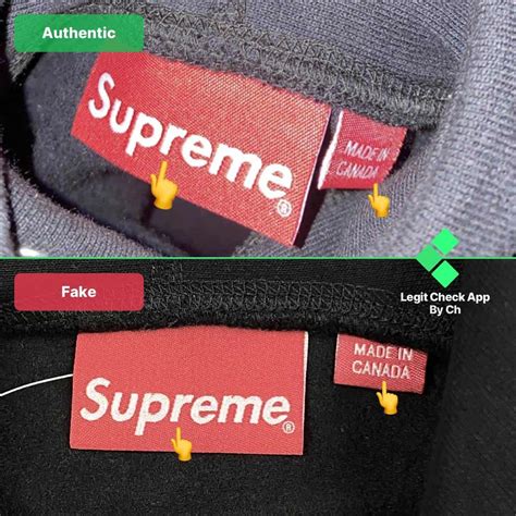 supreme side bag real vs fake|authentic supreme vs fake logo.